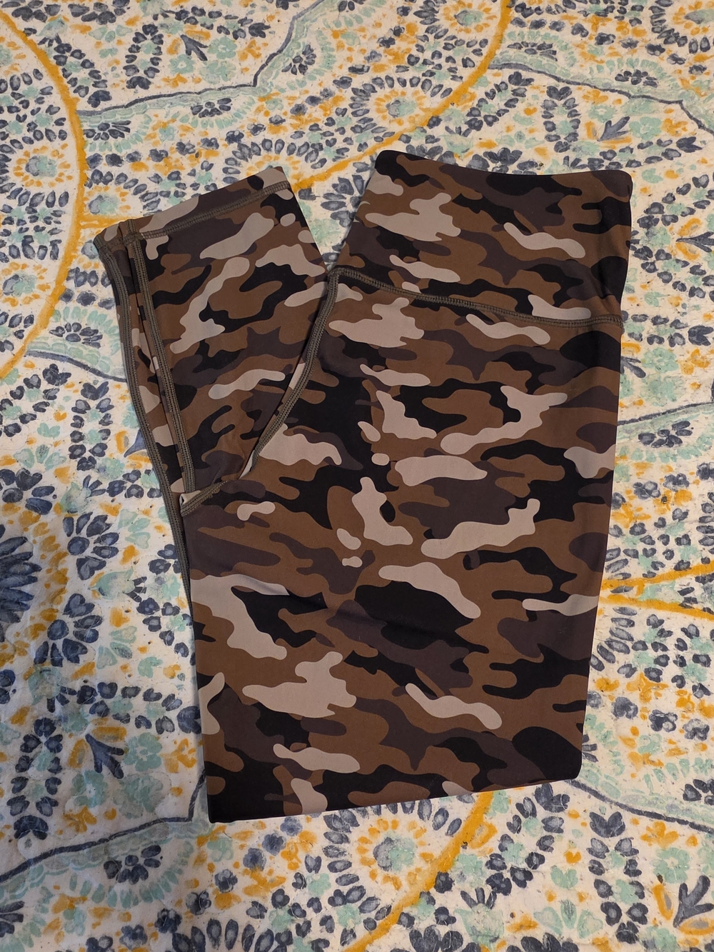ZYIA Camo Leggings - Brown, Tan, Black